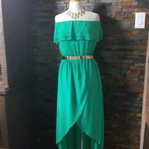 Emerald Miss Avenue High-low Dress